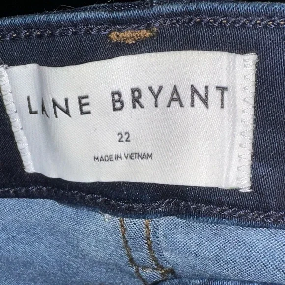 Lane Bryant Dark Denim Skinny Jeans Classic Style - Picture 2 of 2